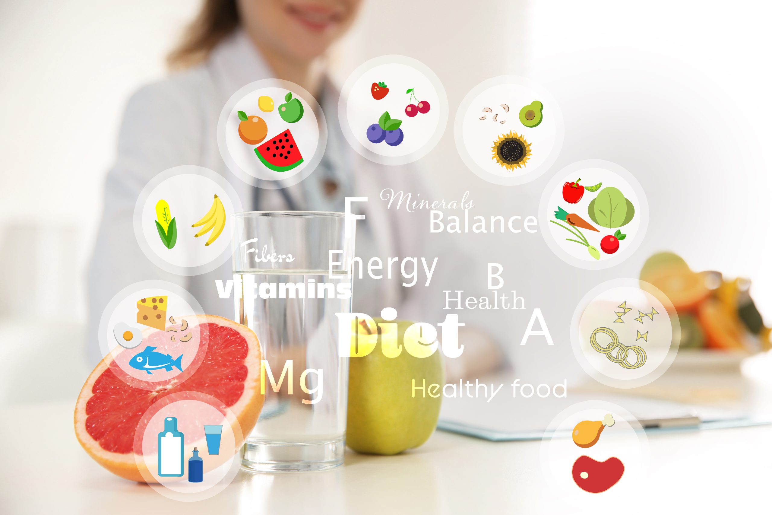 Illustration of how the HCG diet is intended to support fat loss and reduce hunger